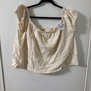 AE Sunchaser Knit Off The Shoulder Swing Top Size XL